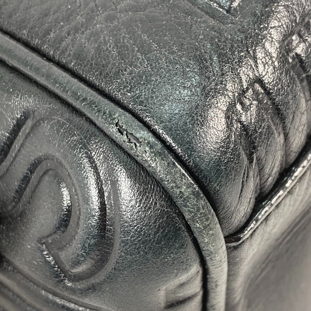 LOUIS VUITTON Handbag M95814 leather black 2008 Limited Edition Monogram Speedy Mini 20 Women Used Authentic