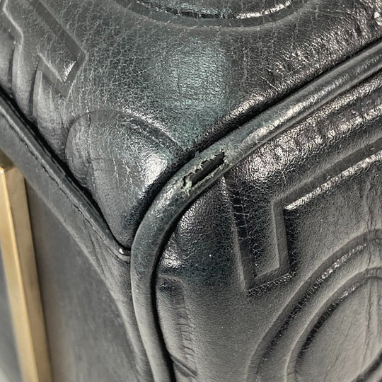 LOUIS VUITTON Handbag M95814 leather black 2008 Limited Edition Monogram Speedy Mini 20 Women Used Authentic