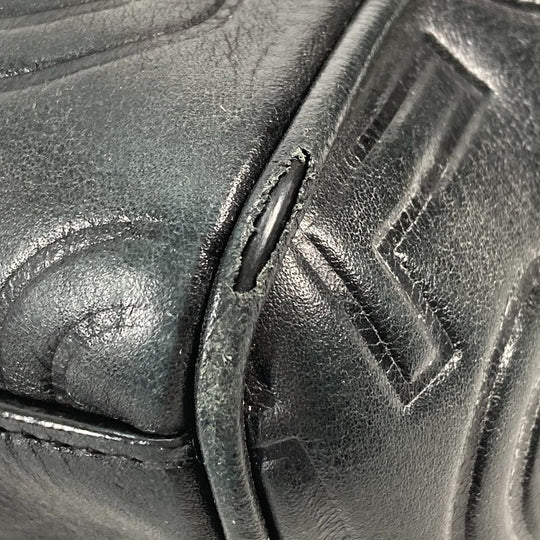 LOUIS VUITTON Handbag M95814 leather black 2008 Limited Edition Monogram Speedy Mini 20 Women Used Authentic