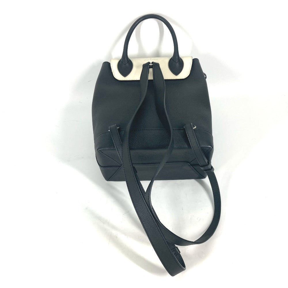 LOUIS VUITTON Backpack M54108 leather black Rock Me Backpack Studs Women Used Authentic