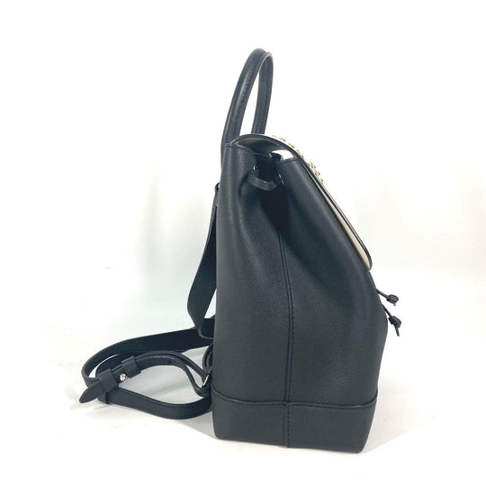 LOUIS VUITTON Backpack M54108 leather black Rock Me Backpack Studs Women Used Authentic