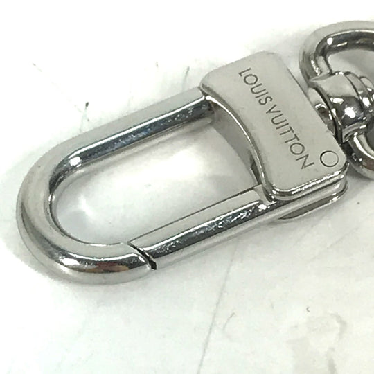 LOUIS VUITTON key ring M00965 Metal, Leather blue Bijou Sac Snowboard Vivienne Women Used Authentic