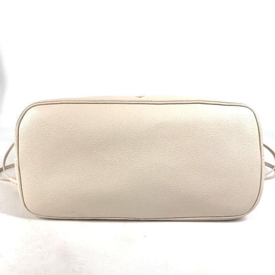 LOUIS VUITTON Tote Bag M46516 Monogram Ann Platt Leather beige Monogram Ann Platt Neverfull MM Women Used Authentic