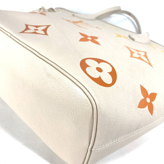 LOUIS VUITTON Tote Bag M46516 Monogram Ann Platt Leather beige Monogram Ann Platt Neverfull MM Women Used Authentic