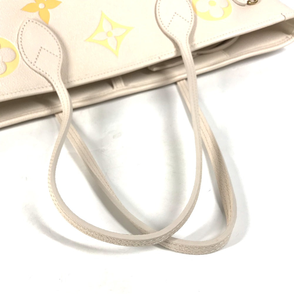 LOUIS VUITTON Tote Bag M46516 Monogram Ann Platt Leather beige Monogram Ann Platt Neverfull MM Women Used Authentic