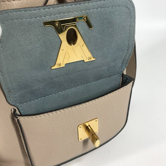 LOUIS VUITTON Shoulder Bag M57688 leather beige Handbag Rock Me BucketNV Women Used Authentic