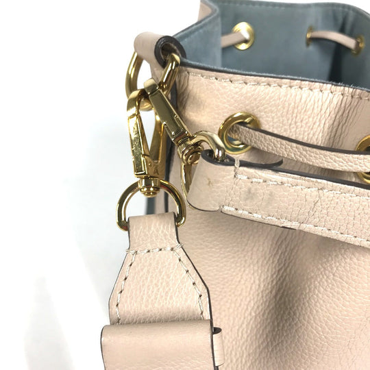 LOUIS VUITTON Shoulder Bag M57688 leather beige Handbag Rock Me BucketNV Women Used Authentic