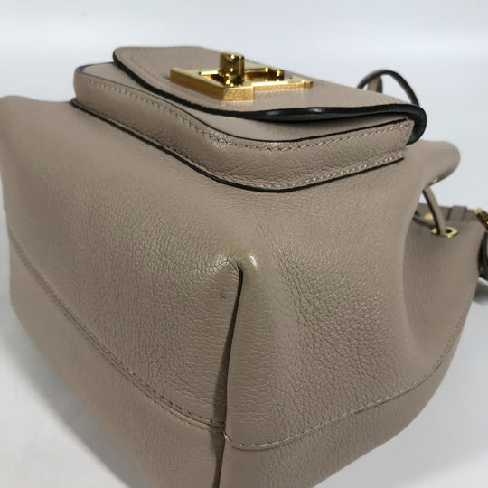 LOUIS VUITTON Shoulder Bag M57688 leather beige Handbag Rock Me BucketNV Women Used Authentic