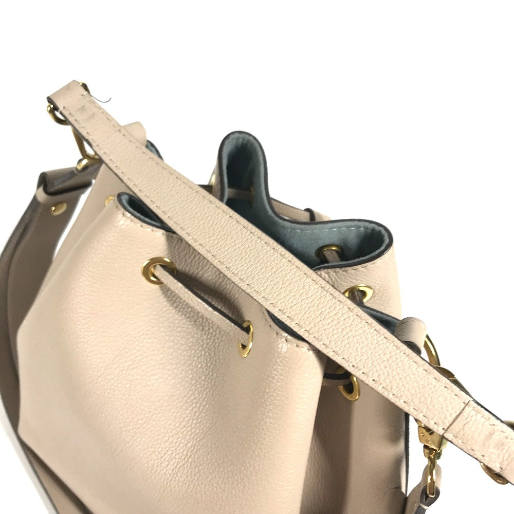 LOUIS VUITTON Shoulder Bag M57688 leather beige Handbag Rock Me BucketNV Women Used Authentic