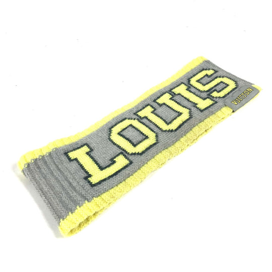 LOUIS VUITTON hair accessory MP2149 wool yellow Fully Headband mens(Unisex) Used Authentic