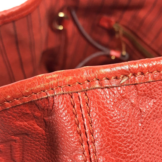 LOUIS VUITTON Shoulder Bag M40556 Monogram Ann Platt Leather Red Monogram Ann Platt Citadine PM Women Used Authentic