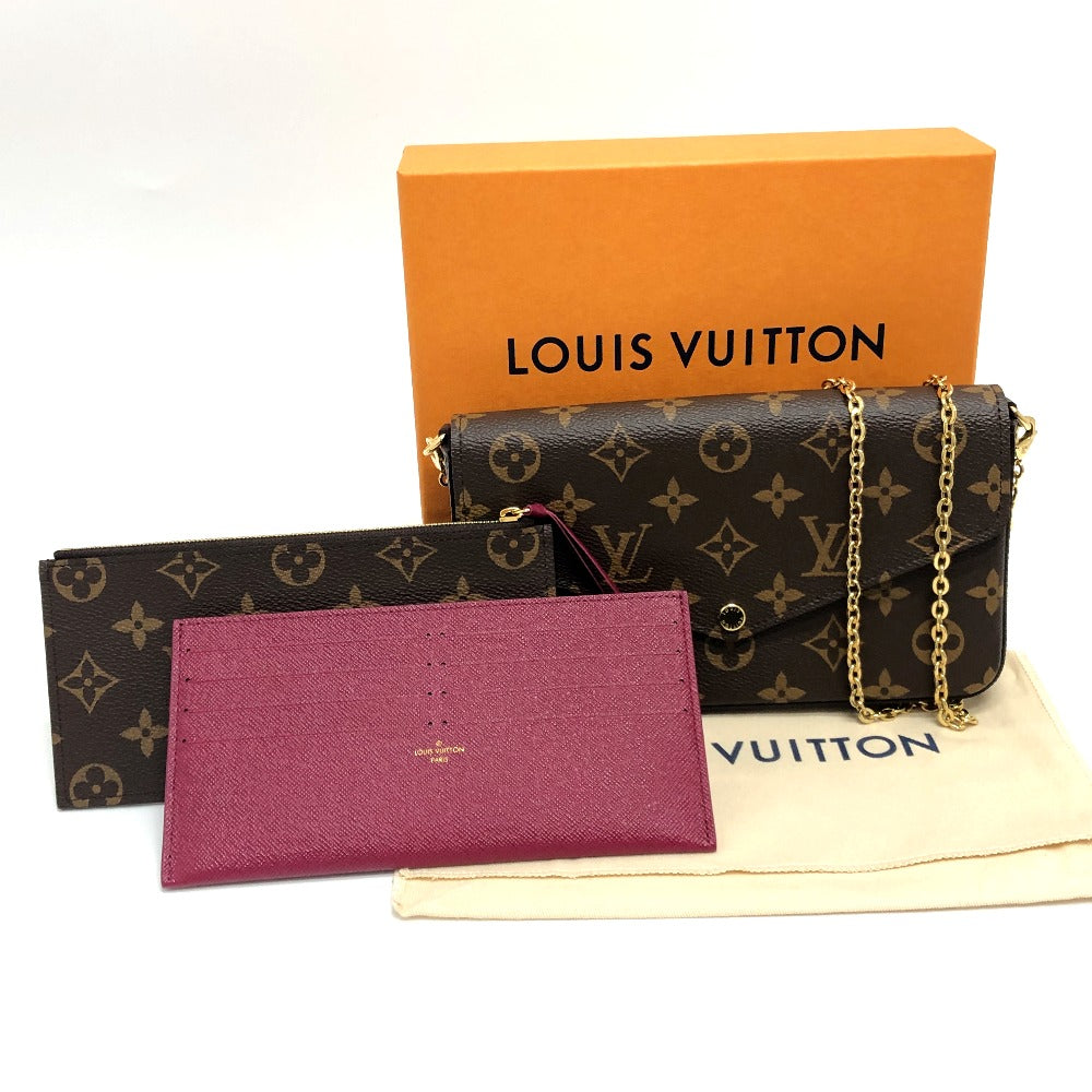 LOUIS VUITTON Shoulder Bag M81896 Monogram canvas Brown Pochette Felice