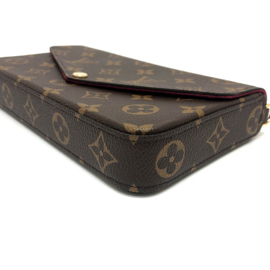 LOUIS VUITTON Shoulder Bag M81896 Monogram canvas Brown Pochette Felice