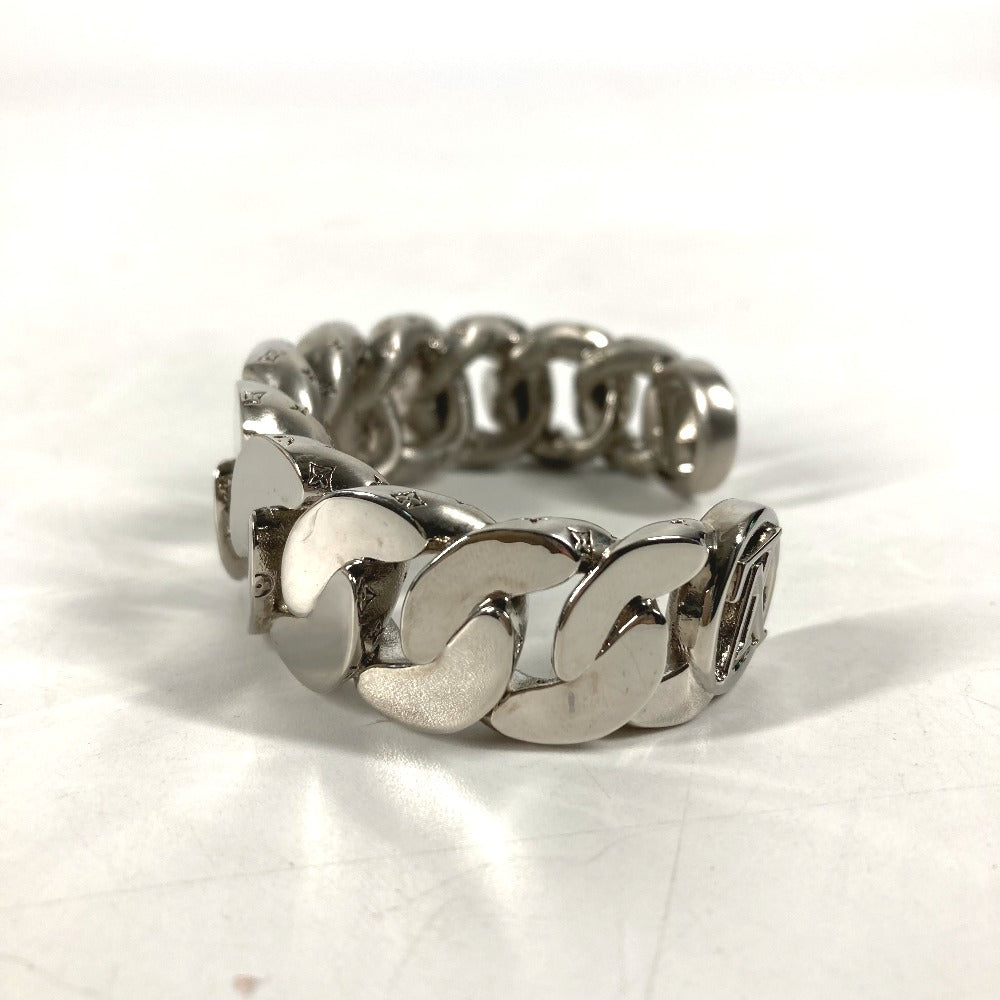 LOUIS VUITTON Bangle MP3011 metal Silver Bracelet LV Links mens Used Authentic