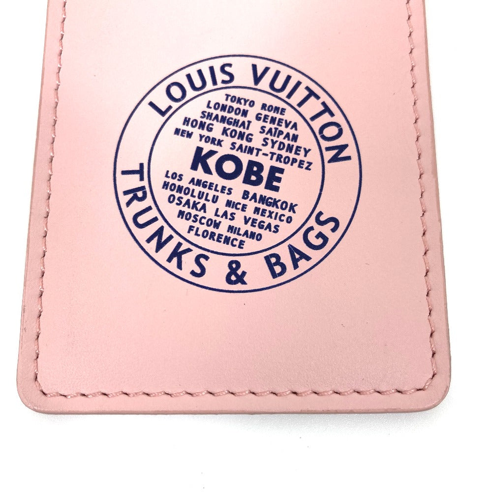 LOUIS VUITTON Card Case unidentified leather pink Novelty not for sale Kobe Limited KOBE Women Used Authentic