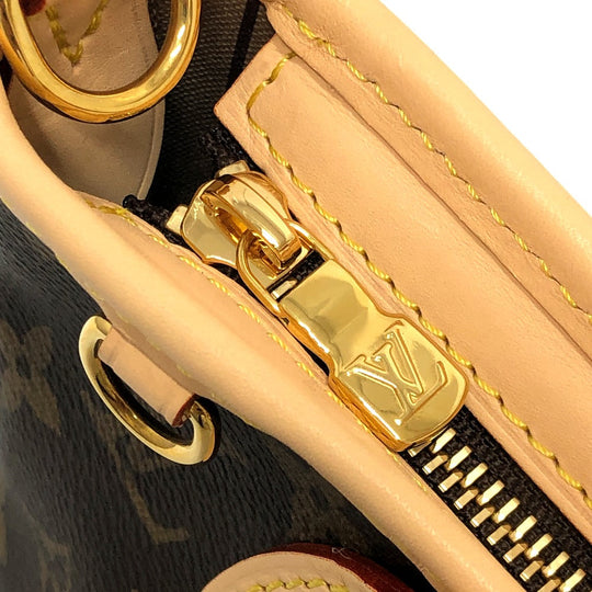 LOUIS VUITTON Handbag M46705 Monogram canvas Brown Tote Shoulder Bag Neverfull BB Women Used Authentic