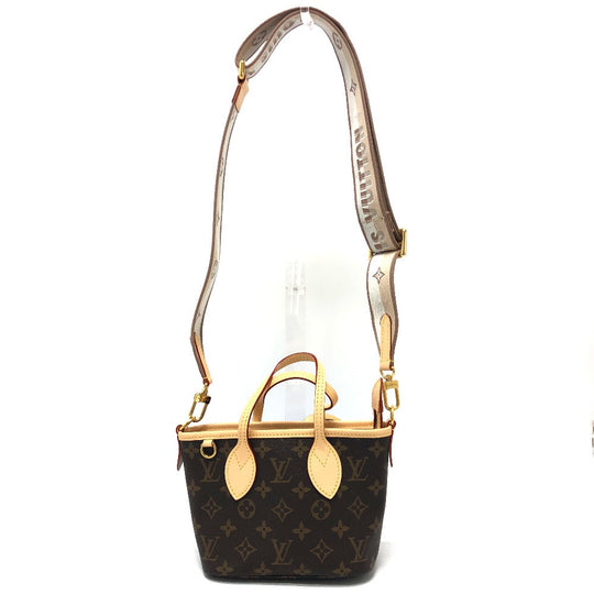 LOUIS VUITTON Handbag M46705 Monogram canvas Brown Tote Shoulder Bag Neverfull BB Women Used Authentic