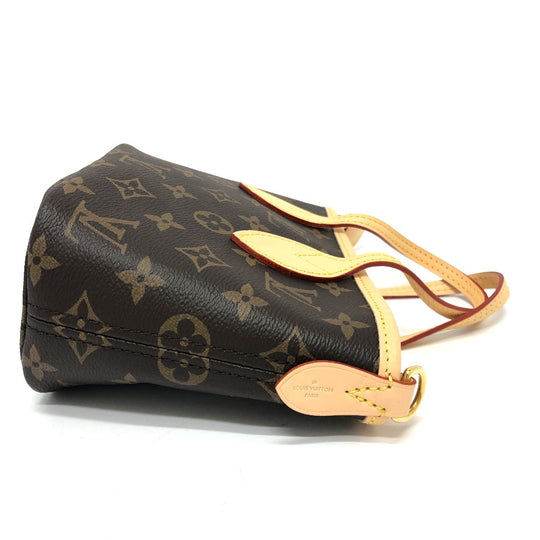 LOUIS VUITTON Handbag M46705 Monogram canvas Brown Tote Shoulder Bag Neverfull BB Women Used Authentic