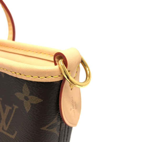 LOUIS VUITTON Handbag M46705 Monogram canvas Brown Tote Shoulder Bag Neverfull BB Women Used Authentic