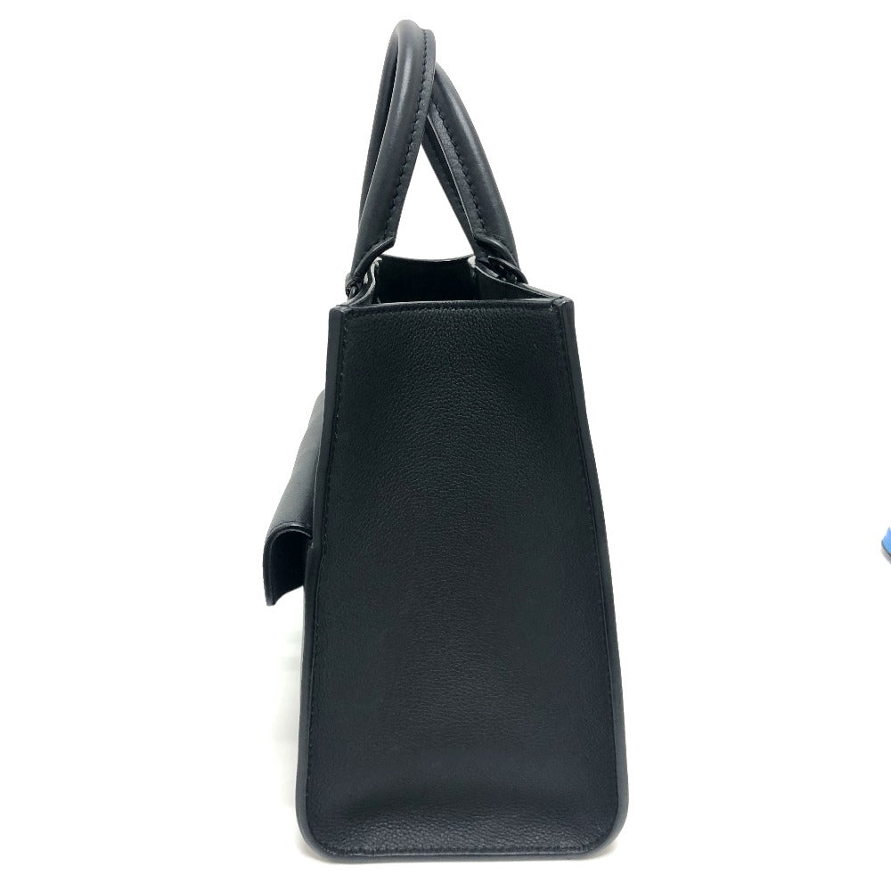 LOUIS VUITTON Handbag M55845 Grain Calfskin Leather black Rock Me Tote PM