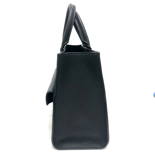 LOUIS VUITTON Handbag M55845 Grain Calfskin Leather black Rock Me Tote PM