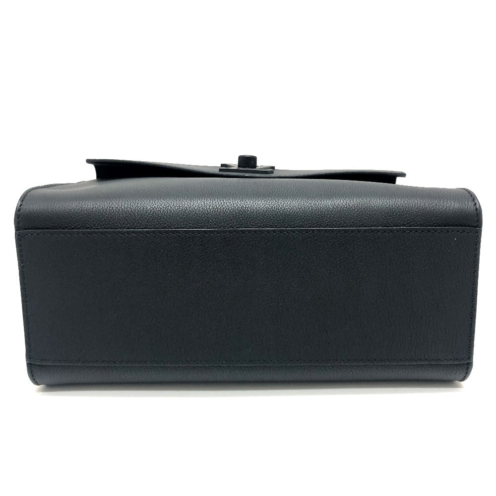 LOUIS VUITTON Handbag M55845 Grain Calfskin Leather black Rock Me Tote PM