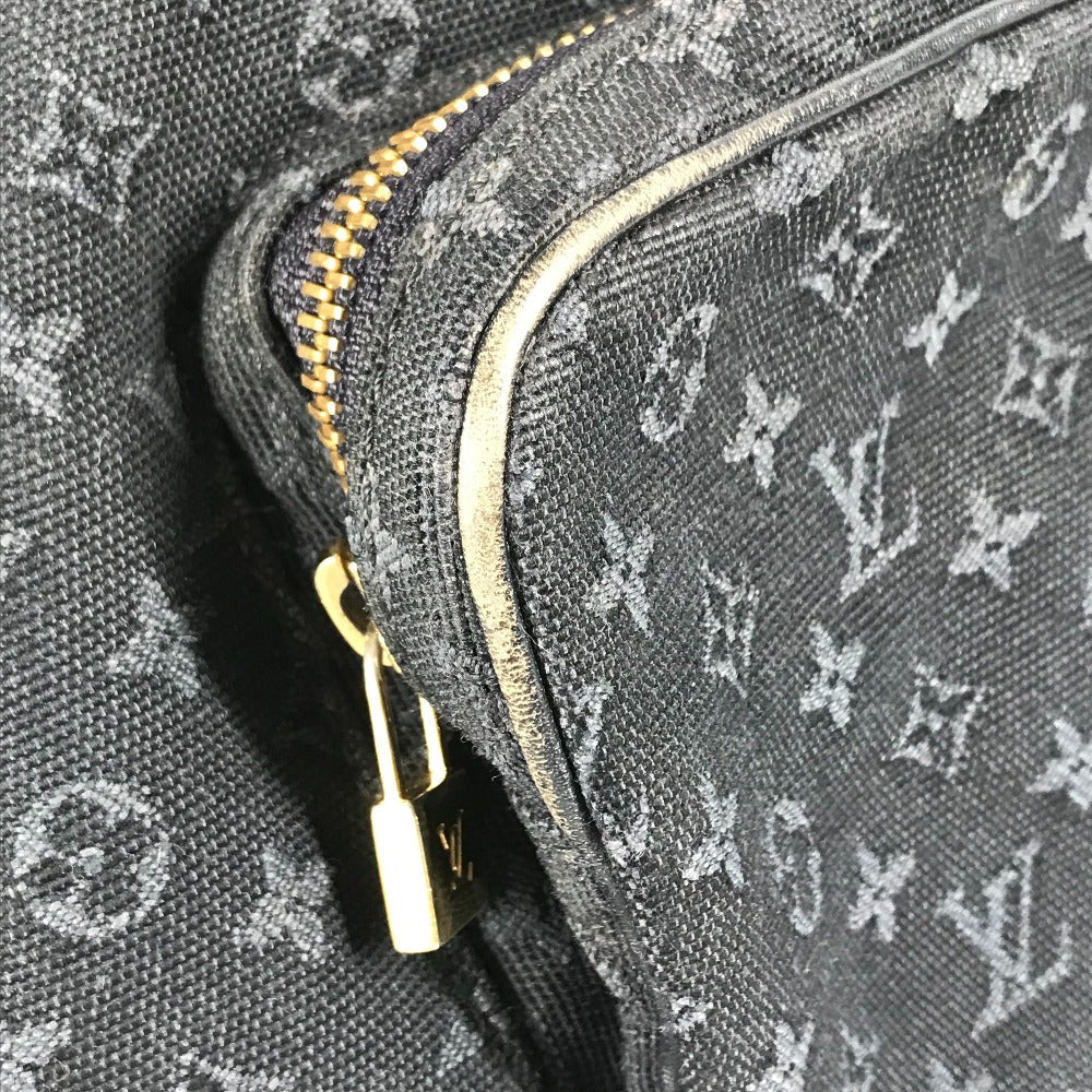 LOUIS VUITTON Backpack M92455 Monogram denim blue Monogram Mini Denim MontsourisGM Women Used Authentic