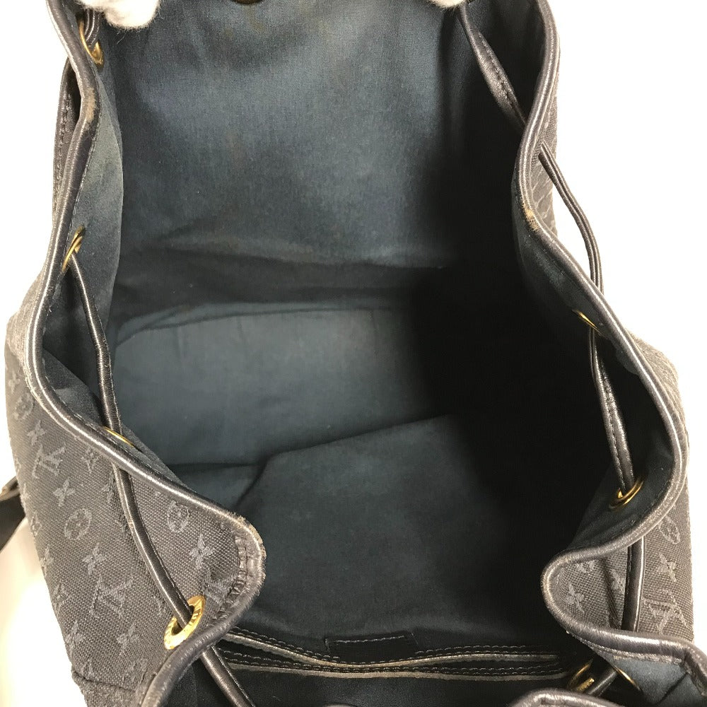 LOUIS VUITTON Backpack M92455 Monogram denim blue Monogram Mini Denim MontsourisGM Women Used Authentic