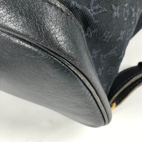 LOUIS VUITTON Backpack M92455 Monogram denim blue Monogram Mini Denim MontsourisGM Women Used Authentic