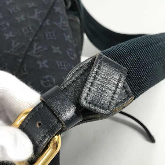 LOUIS VUITTON Backpack M92455 Monogram denim blue Monogram Mini Denim MontsourisGM Women Used Authentic