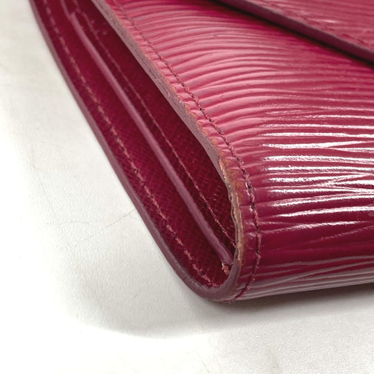 LOUIS VUITTON Trifold wallet M62171 Epi Leather purple Epi Portefeuille Victorine