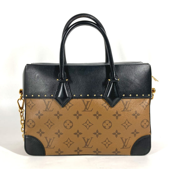 LOUIS VUITTON Handbag M43595 Monogram reverse canvas beige Monogram reverse Citymar Women Used Authentic