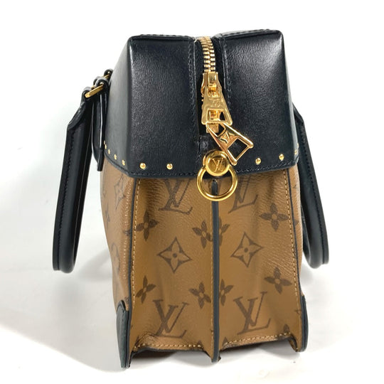 LOUIS VUITTON Handbag M43595 Monogram reverse canvas beige Monogram reverse Citymar Women Used Authentic