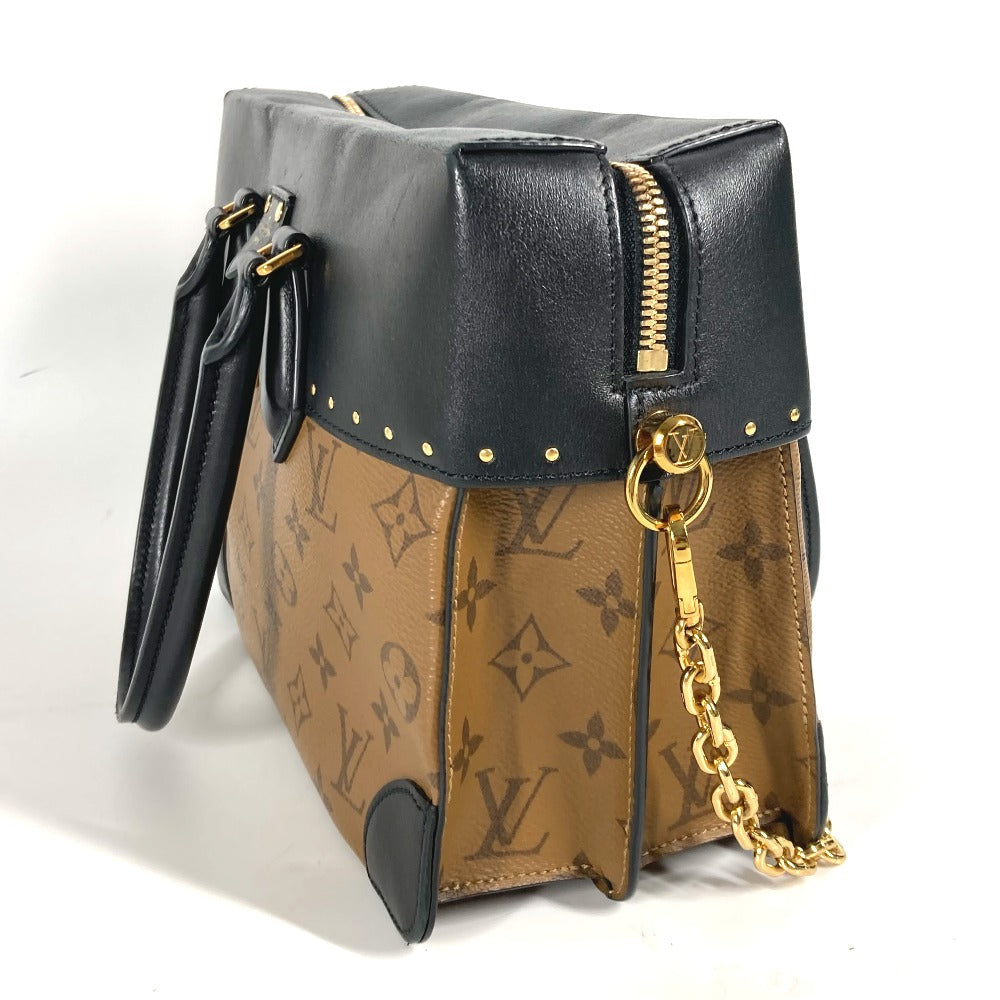 LOUIS VUITTON Handbag M43595 Monogram reverse canvas beige Monogram reverse Citymar Women Used Authentic
