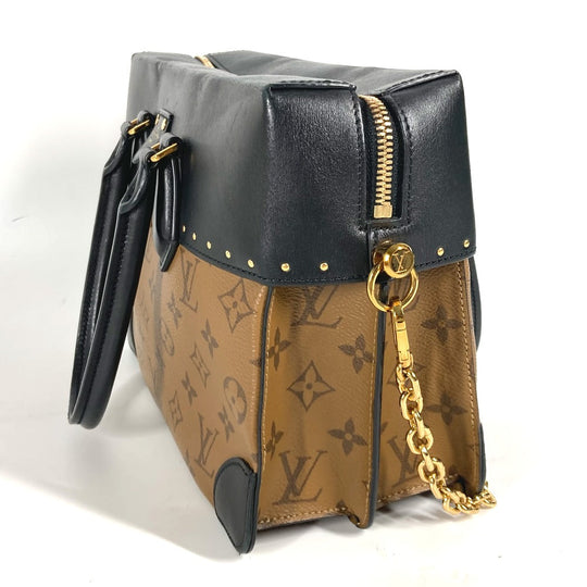 LOUIS VUITTON Handbag M43595 Monogram reverse canvas beige Monogram reverse Citymar Women Used Authentic