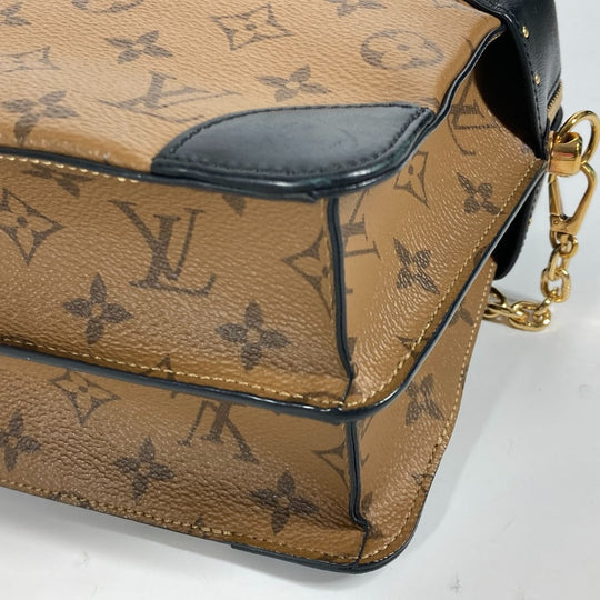 LOUIS VUITTON Handbag M43595 Monogram reverse canvas beige Monogram reverse Citymar Women Used Authentic