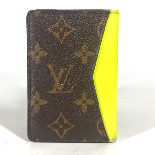 LOUIS VUITTON Card Case M80779 Monogram canvas Brown Monogram Organizer Dupoch mens Used Authentic