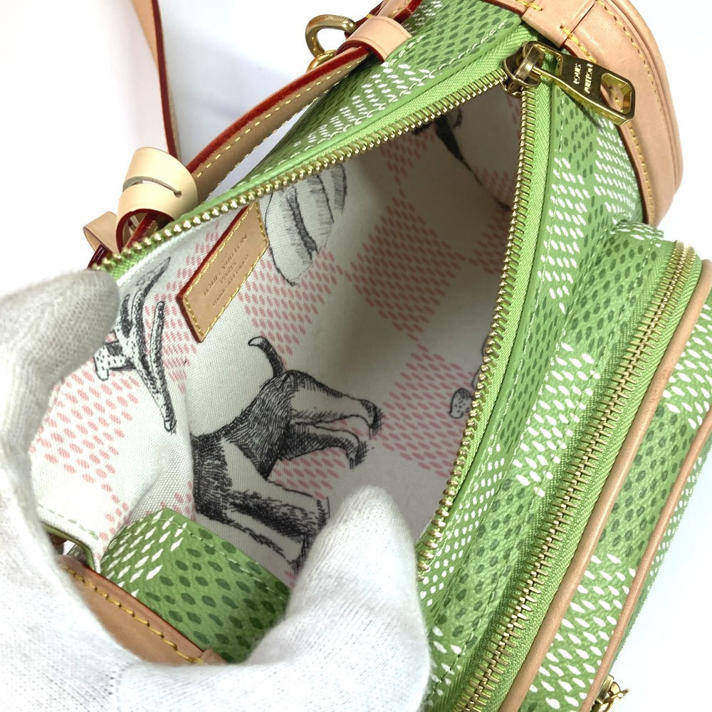 LOUIS VUITTON Shoulder Bag N40635 , Damier Golf Canvas green Damier Golf Mini Golf Bag