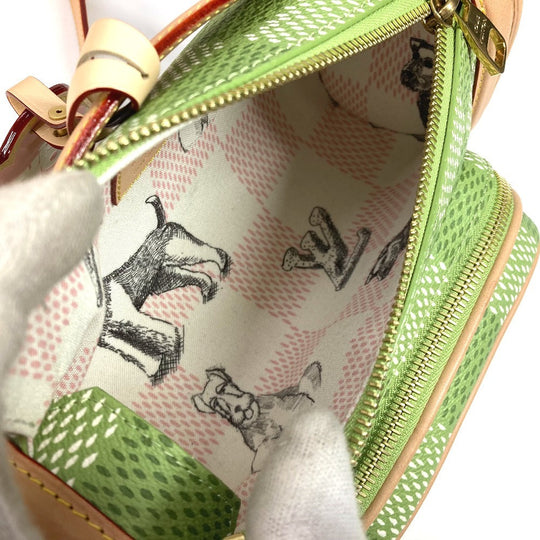 LOUIS VUITTON Shoulder Bag N40635 , Damier Golf Canvas green Damier Golf Mini Golf Bag