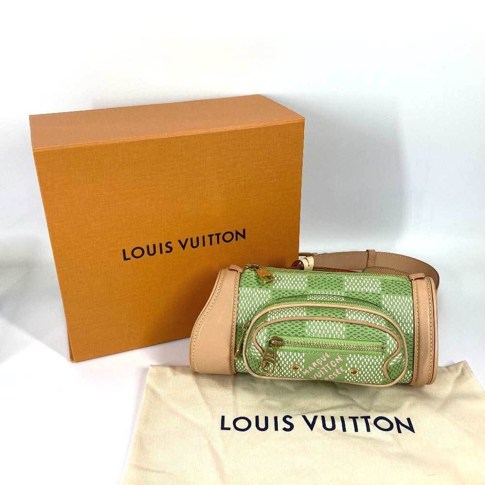LOUIS VUITTON Shoulder Bag N40635 , Damier Golf Canvas green Damier Golf Mini Golf Bag