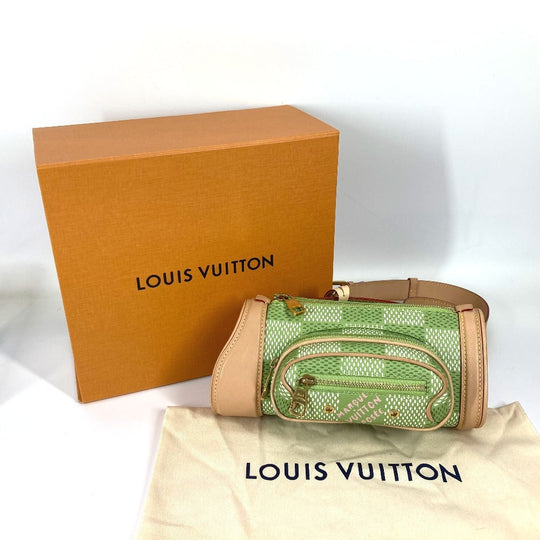 LOUIS VUITTON Shoulder Bag N40635 , Damier Golf Canvas green Damier Golf Mini Golf Bag