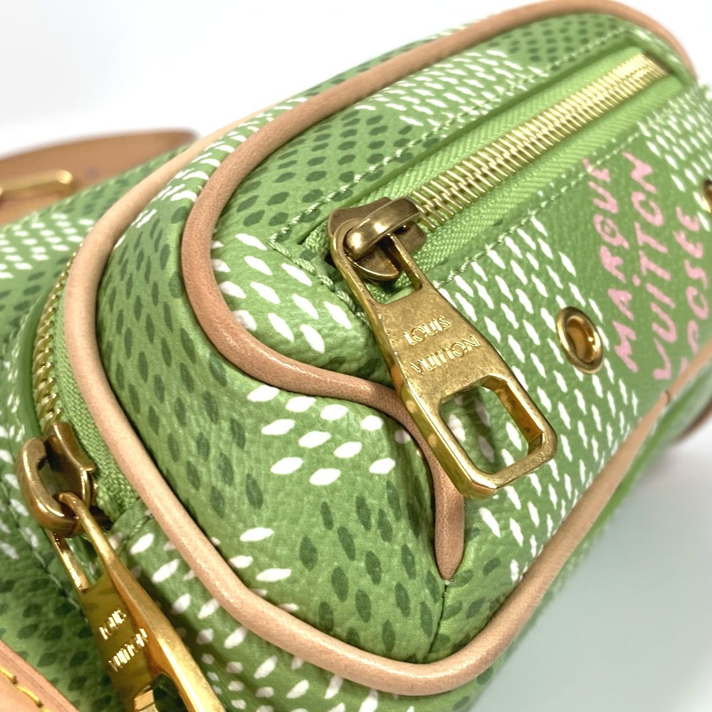 LOUIS VUITTON Shoulder Bag N40635 , Damier Golf Canvas green Damier Golf Mini Golf Bag