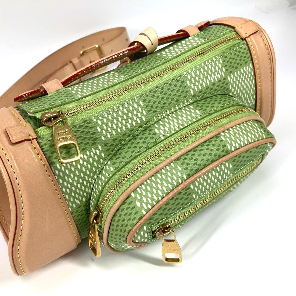 LOUIS VUITTON Shoulder Bag N40635 , Damier Golf Canvas green Damier Golf Mini Golf Bag
