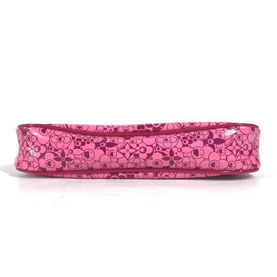 LOUIS VUITTON Accessory pouch M93166 PVC / Leather pink Cosmic Blossom Pochette Cosmic Women Used Authentic