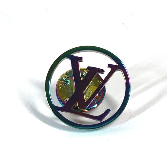LOUIS VUITTON Brooch MP1859 metal multicolor Fragment collaboration Eclipse Pin Brooch 3-piece set mens Used Authentic