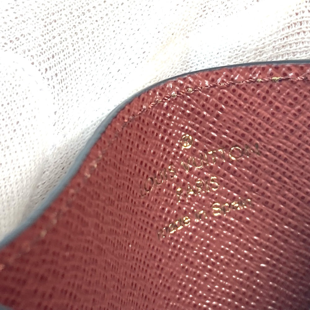 LOUIS VUITTON Card Case M83691 Monogram reverse canvas Brown Monogram reverse Porto cult  Simple Women Used Authentic