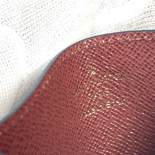 LOUIS VUITTON Card Case M83691 Monogram reverse canvas Brown Monogram reverse Porto cult  Simple Women Used Authentic