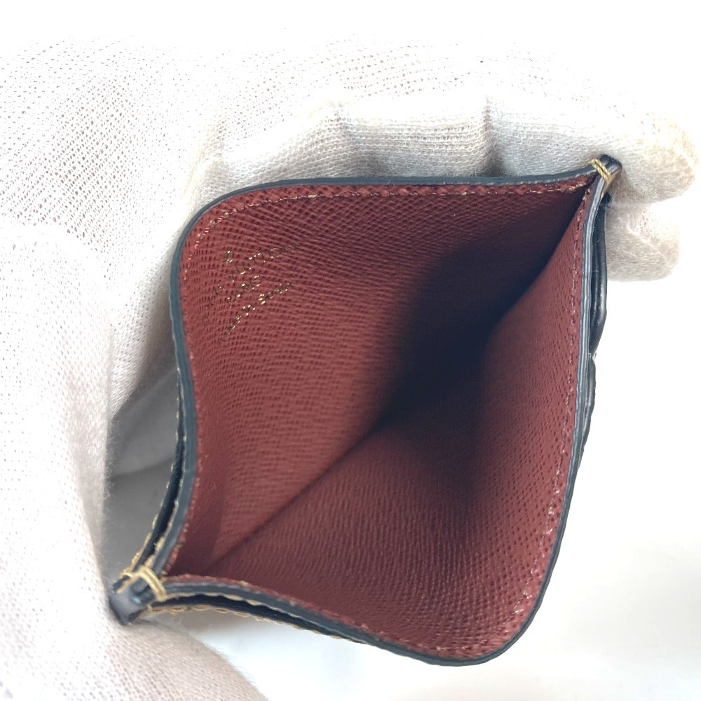 LOUIS VUITTON Card Case M83691 Monogram reverse canvas Brown Monogram reverse Porto cult  Simple Women Used Authentic