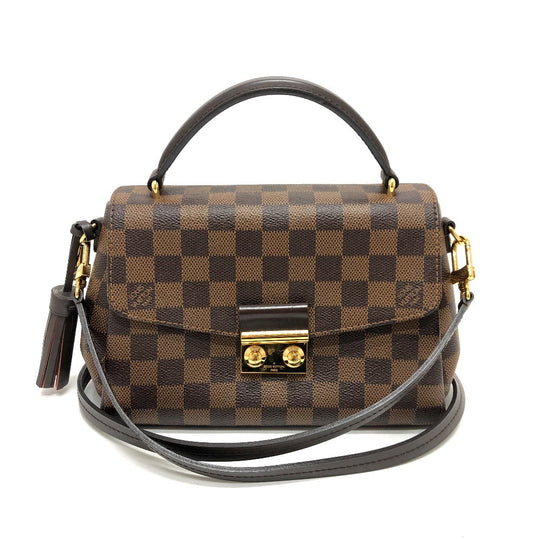 LOUIS VUITTON Handbag N53000 Damier canvas Brown Damier Croisette