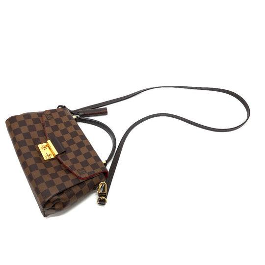 LOUIS VUITTON Handbag N53000 Damier canvas Brown Damier Croisette